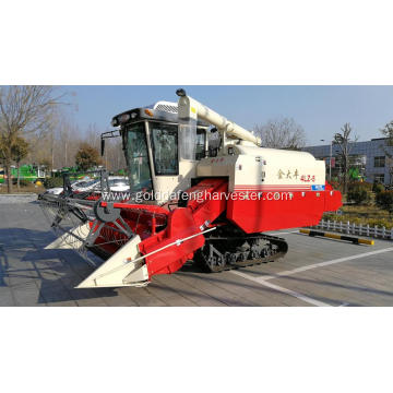 Hot sale mini rice combine harvester with cab